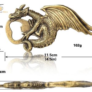 Accessoire original pour amateurs de bière, style dragon décoratif