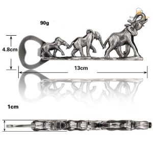 Décapsuleur amusant en design éléphant, parfait pour les fêtes