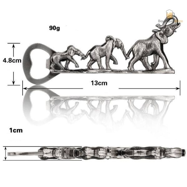 Décapsuleur amusant en design éléphant, parfait pour les fêtes