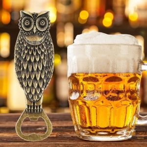 Accessoire pratique en forme d'hibou pour les amateurs de bière