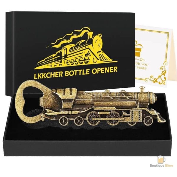 Décapsuleur locomotive vapeur, accessoire de bar original
