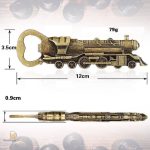 Outil d'ouverture de bouteilles, style locomotive à vapeur