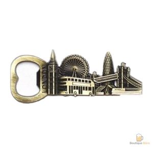 Décapsuleur Londres avec motifs de monuments emblématiques