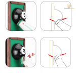 Décapsuleur original inspiré du billard, parfait pour les soirées
