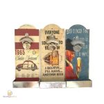 Décapsuleur mural vintage en métal décoratif
