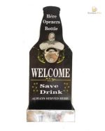 Accessoire mural vintage pour ouvrir les bouteilles