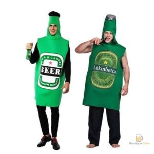 Déguisement bouteille de bière pour hommes et femmes