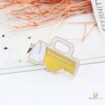 Élégant Pin's Bière, double motif cœur, cadeau original