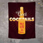 Drapeau Beer Cocktails pour les amateurs de bière