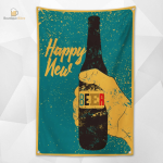 Drapeau Happy New Beer pour célébrations festives