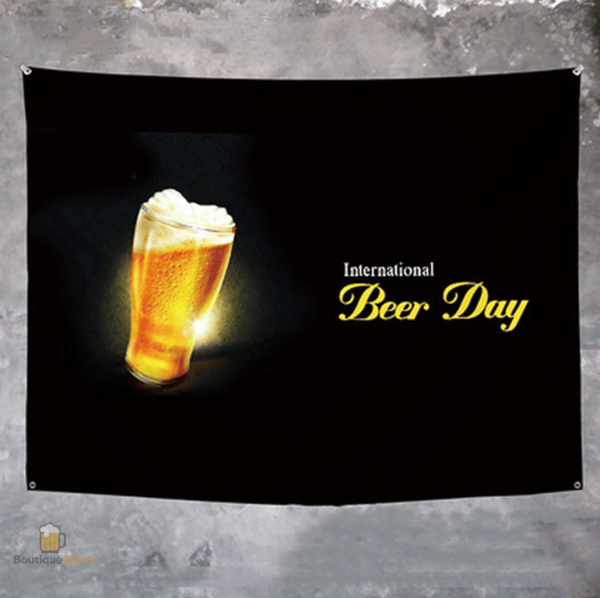 Drapeau International pour célébrer la Journée de la Bière