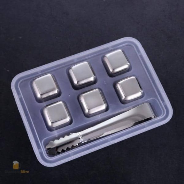 Glaçons en acier inoxydable, solution pratique et durable