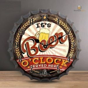 Horloge murale inspirée de la bière pour les amateurs