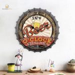 Horloge originale sur le thème de la bière