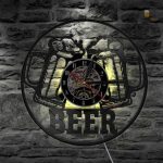 Horloge Murale LED Bière, design moderne et lumineux