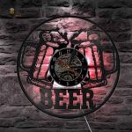 Horloge Beer LED, style contemporain pour les amateurs de bière