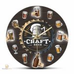 Horloge Murale Bière Craft Beer en design moderne