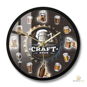 Horloge décorative pour les amateurs de bière artisanale