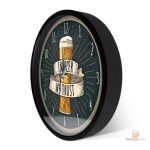 Horloge décorative inspirée par la culture de la bière