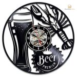 Horloge Vinyle Beer Premium pour les amateurs de bière