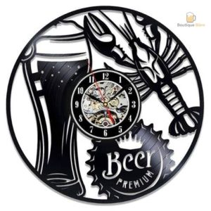 Horloge Vinyle Beer Premium pour les amateurs de bière