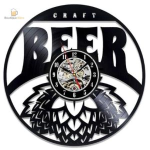 Horloge Vinyle dédiée aux amateurs de Craft Beer