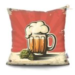 Housse de coussin bière - taille standard