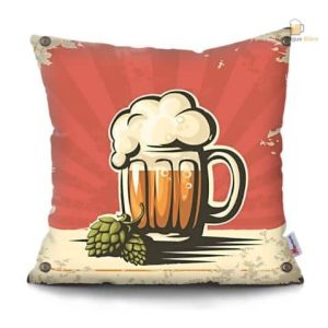Housse de coussin bière - taille standard