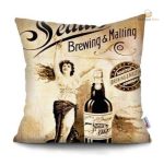 Housse de coussin à thème bière - taille petite
