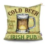 Housse de coussin à thème bière - taille grande