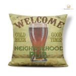 Housses de coussins confortables pour bars