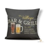 Coussins de bar avec motifs festifs de bière