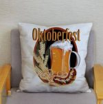 Housses de coussins aux motifs d'Oktoberfest colorés