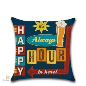 Housses de coussins amusantes pour la décoration de bar