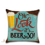 Coussins à slogans pour une ambiance festive autour de la bière