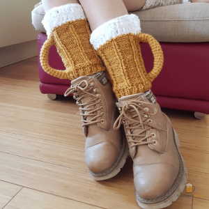 Chaussettes amusantes sur le thème de la bière