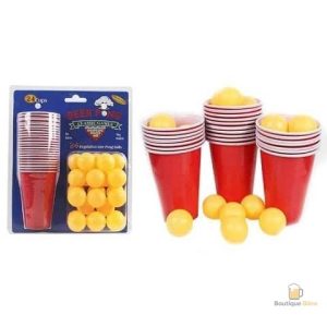 Set de Beer Pong, idéal pour des compétitions conviviales