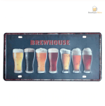 Plaque Métal Bière en acier pour durabilité
