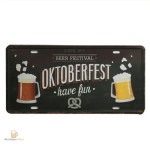 Plaque Métal Bière artisanale pour un cadeau original