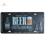 Plaque Métal Bière classique pour les passionnés