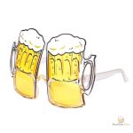 Lunettes de soleil chopes de bière pour déguisement