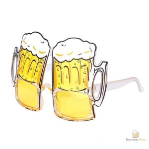 Lunettes de soleil chopes de bière pour déguisement