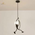 Lustre Bonhomme pour décoration de bar à bière