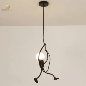 Lustre Bonhomme pour décoration de bar à bière