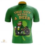 Maillot cycliste "This Guy Needs A Beer" pour les amateurs de bière