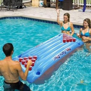 Matelas de jeu Beer Pong, idéal pour les fêtes estivales