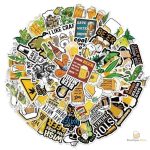 Stickers Bière amusants pour soirées et fêtes
