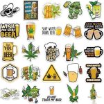 Collection de 50 Mini Stickers sur le thème de la bière