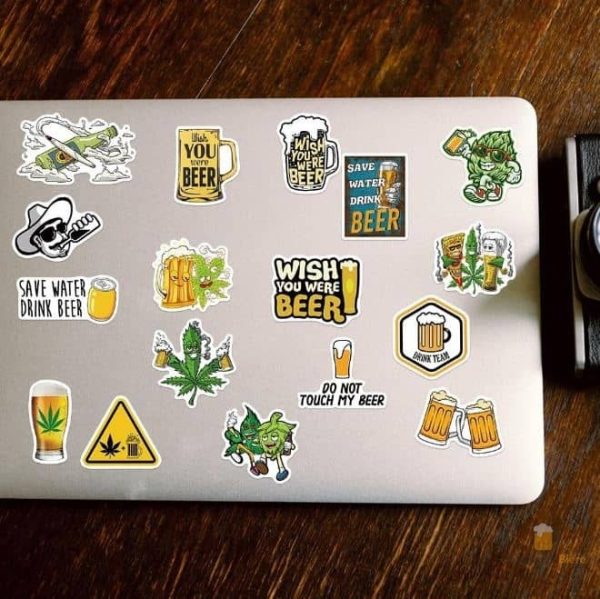 Autocollants originaux pour les amateurs de bière