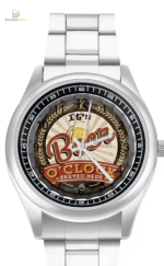 Montre Métal Beer O'Clock pour les amateurs de bière